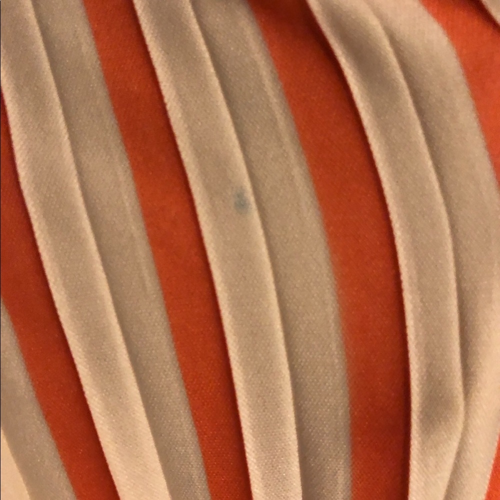 ZARA striped blue/orange midi dress - Picture 3 of 3